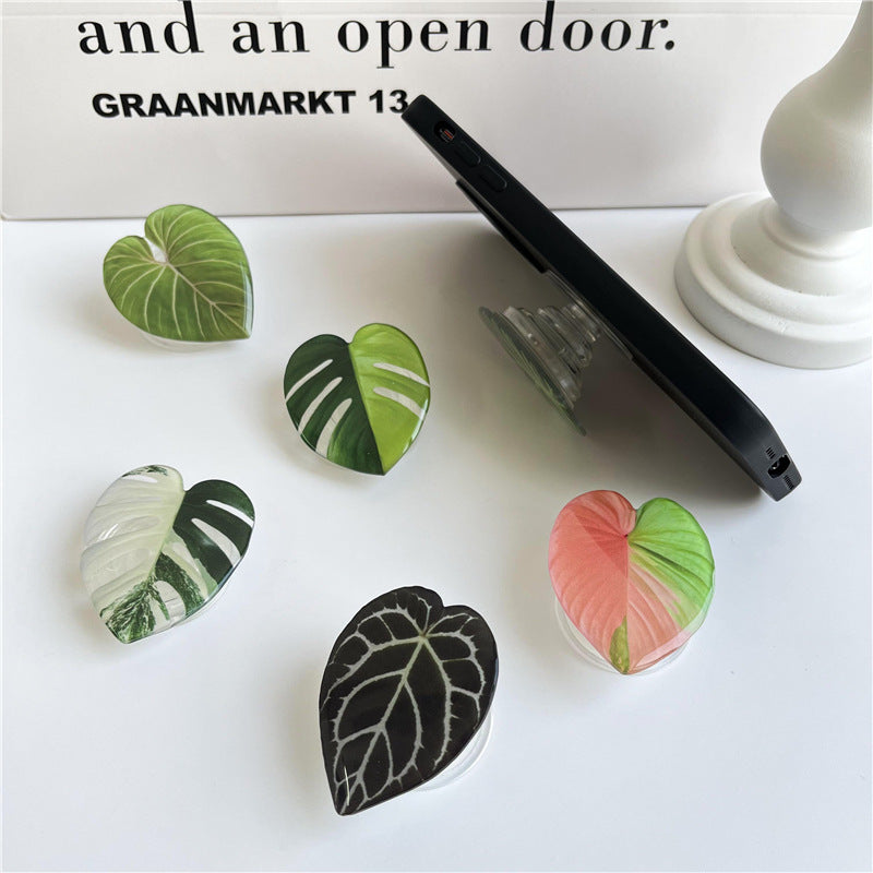 Houseplant Tropical Leaf Phone Grip & PhoneStand