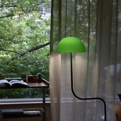 Emerald Green Art Glass Floor Lamp – Hand-Blown Sculptural Vintage-Inspired Lamp
