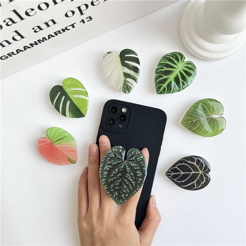 Houseplant Tropical Leaf Phone Grip & PhoneStand