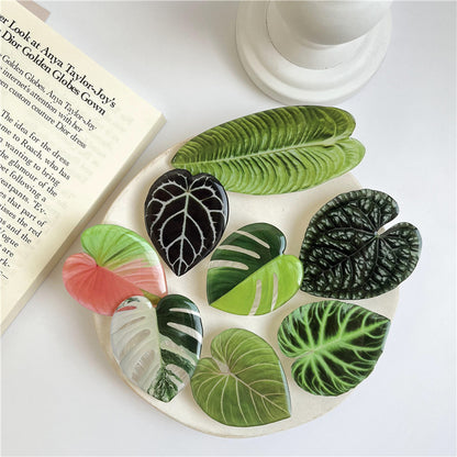 Houseplant Tropical Leaf Phone Grip & PhoneStand