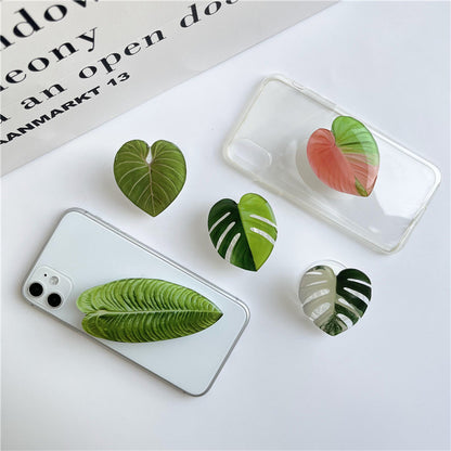 Houseplant Tropical Leaf Phone Grip & PhoneStand