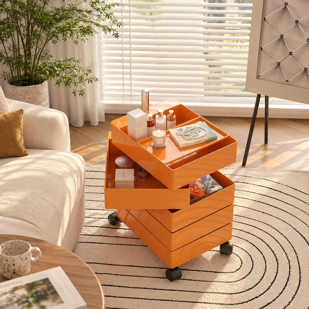 Rotating Modular Drawer Cabinet
