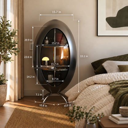 Space Age Capsule Display Cabinet