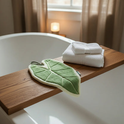 AMIUZ Decorative Hand Towel, Gift Set of 2 pack Leaf Shaped Hand Towel