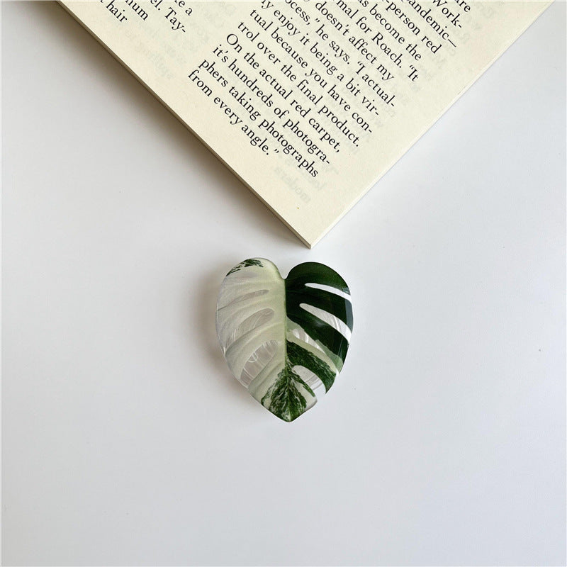 Houseplant Tropical Leaf Phone Grip & PhoneStand