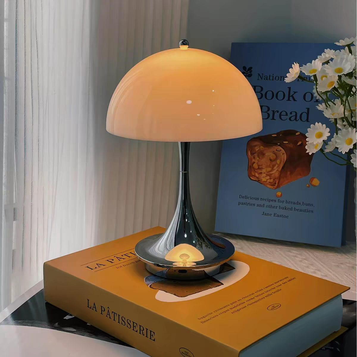 Chrome Dome Table Lamp – 70s Space Age Design